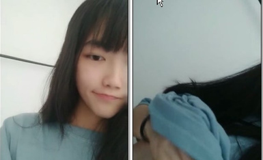 High-value Qi Liu Hai freshman sister weekend no class in the bed of the dormitory bold Ziwei, through the bed curtains, the roommates are playing mobile phones, really exciting!