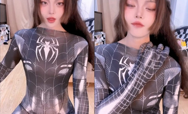 The latest customized Spider-Man's uniform masturbation is so exciting that it's flooded with white slime. 3K Ultra HD original!