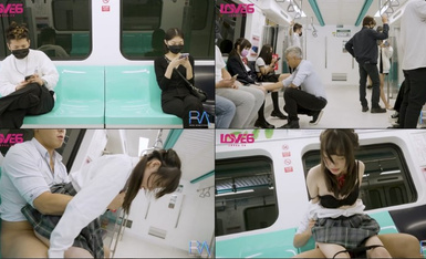 Royal Chinese RAS0230 Delusional Transparent Series Train Idiot Molesting Pure Lolita JK Yuri