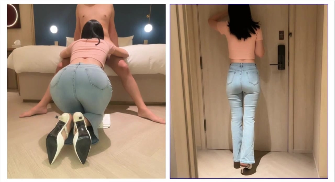 ⭐ Jeans Goddess ⭐ Rarely seen cowboy goddess in China! Cuckold cheating outflow, jade-like body is too beautiful! The perfect body, the beautiful breasts, the tender pussy, the legs are soft!