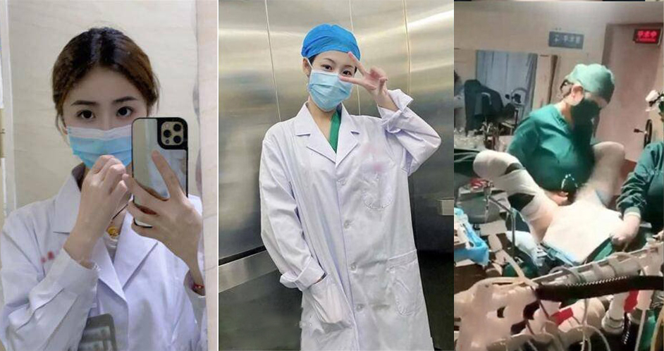 Are all small hospitals so wild nowadays? White angels, innocent nurses, helping patients with airplanes, giving blowjobs, and operating in the operating room! The doctors and nurses who work there must be well paid.