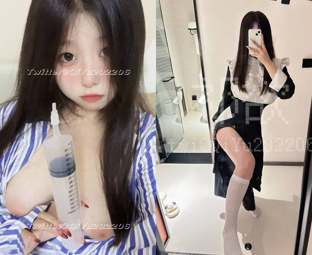Cô gái trẻ Twitter trẻ trung và bất khả chiến bại [Yu Zai] lộ mặt trong buổi chụp ảnh riêng tư, với bộ ngực to màu hồng và chiếc bánh bao hấp hổ trắng quý hiếm, cô ấy cực kỳ dịu dàng và có điểm giới tính rất cao với đạo cụ (1)