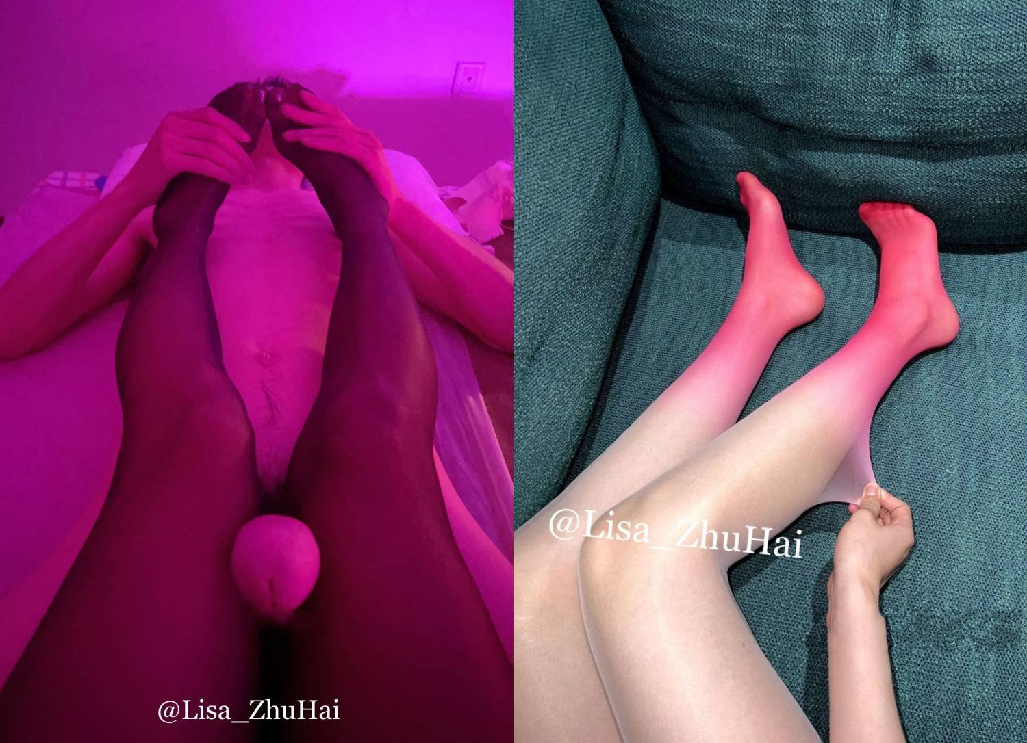 The latest $666 telegram group welfare ~ Zhuhai legs and feet Miss Twitter red [Lisa_ZhuHai] private shoot ~ turtle responsibility squeezing cum bare feet stockings oil pushing cumshot Collection (2)