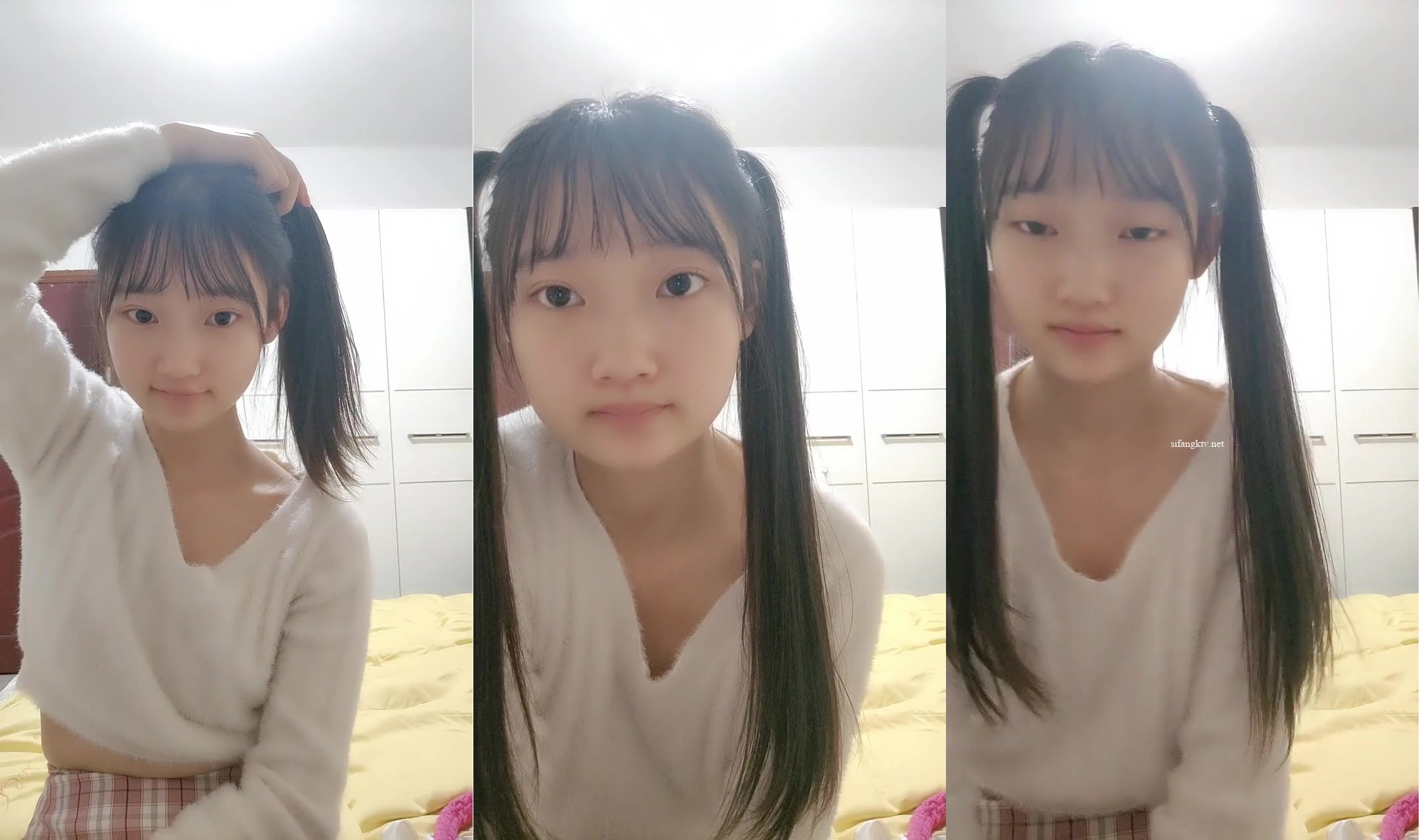 19 years old pure student super cute [your schoolgirl] alone at home, lock the door, boudoir change costume masturbation, peeing close-up, water really much has been flowing (1)