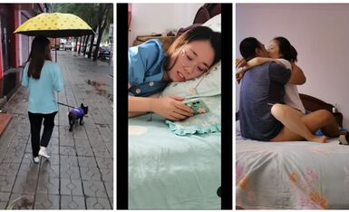 Vợ của Dafei Ge đang đi công tác và đang quan hệ tình dục tại nhà. Cô y tá trẻ đến từ những năm 00 (người mà cô thường gặp khi dắt chó đi dạo trên phố trong cộng đồng) có những cuộc đối thoại tuyệt vời.